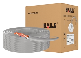 海乐（Haile）HT5002-300 四芯单股纯铜电话线 300米