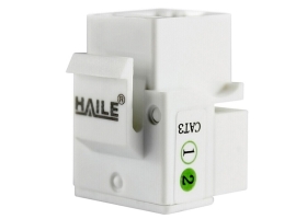 海乐（Haile）HT-300-RJ11 镀金三类电话模块 工程级镀金 语音模块 RJ11三类电话线模块 免打型