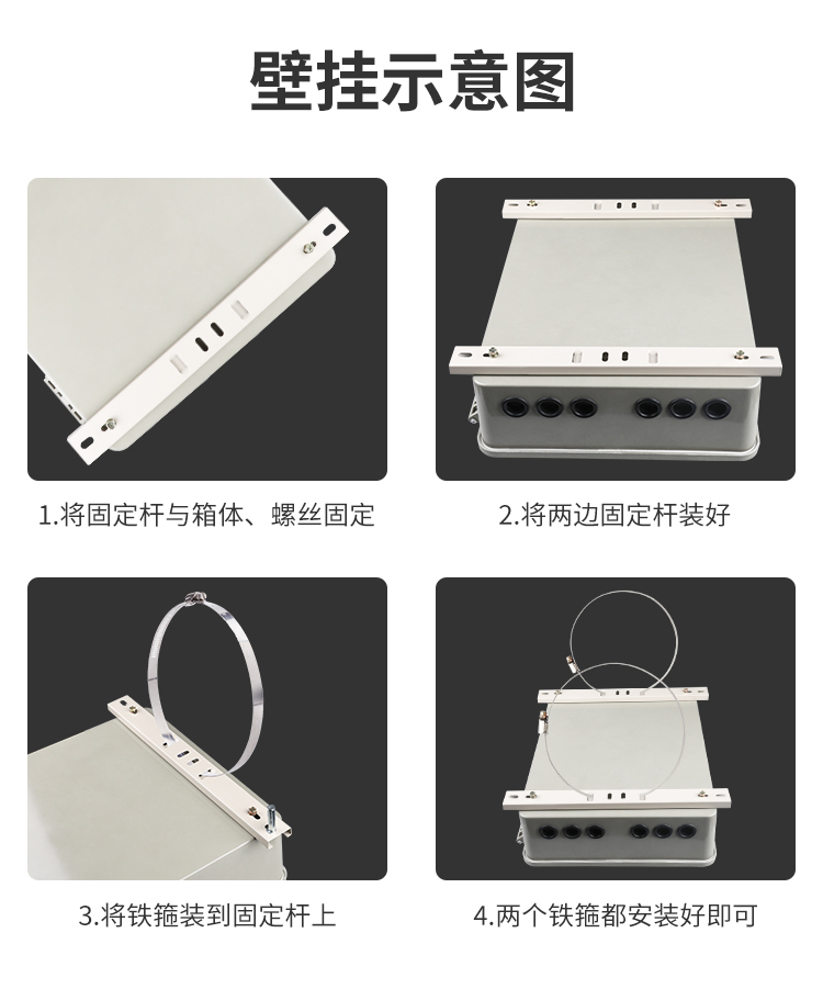 72芯抱杆式分纤箱耦合器式（含72芯尾纤+72个法兰盘）SMC满配_http://www.haile-cn.com.cn_布线产品_第9张