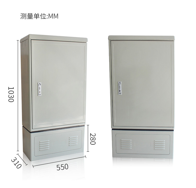 光缆交接箱 室外光纤配线柜FC圆头满配（SMC材质）_http://www.haile-cn.com.cn_布线产品_第8张