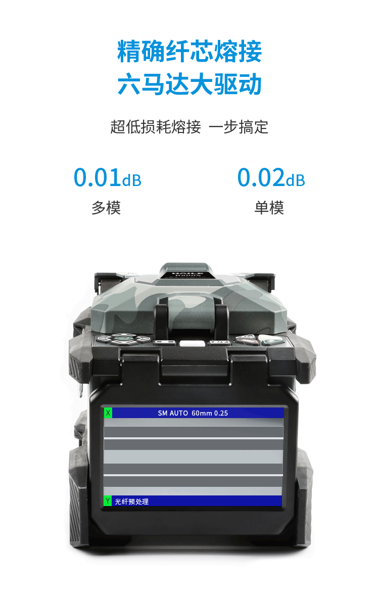 光纤熔接机 高精度单多模通用双向熔接 全自动六马达同步对接 R800S_http://www.haile-cn.com.cn_布线产品_第6张