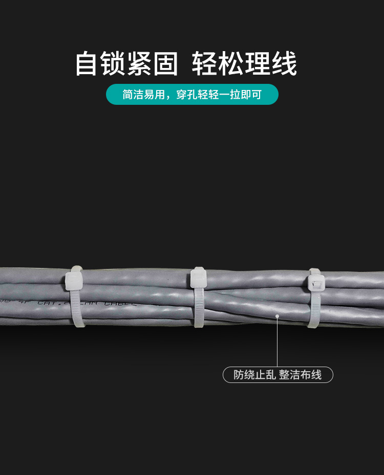 海乐（Haile）ZD-10-100专业尼龙扎带 10cm-50cm_http://www.haile-cn.com.cn_铜缆布线_第2张