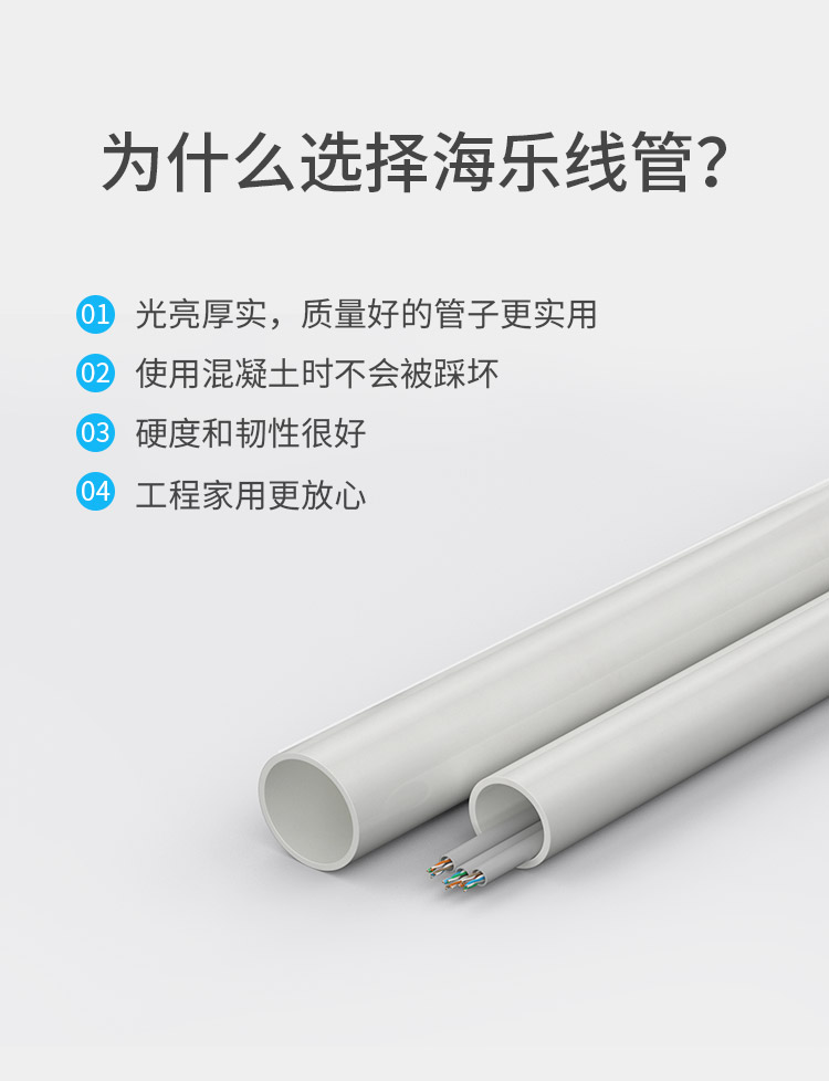 海乐（Haile）PVC线管家装外径 16-50mm_http://www.haile-cn.com.cn_铜缆布线_第2张
