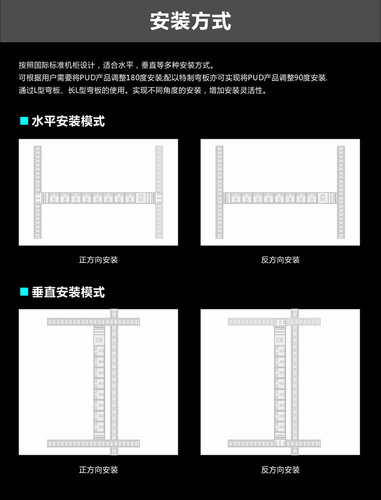 工业级机柜PDU 10A8位250V 电源插座板 防雷防浪涌接线板/插排插线板 2500W2米 D3100-10A8-G_http://www.haile-cn.com.cn_布线产品_第7张