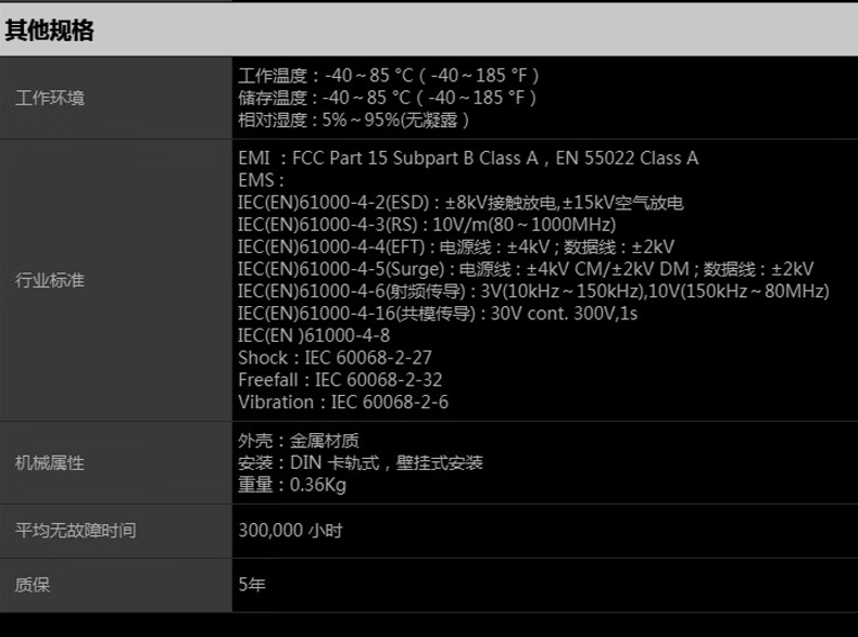 工业级百兆光纤收发器交换机1光1电单模20公里SC 导轨式光电转换器不带电源 HG-1500-2-1S_http://www.haile-cn.com.cn_工业级百兆交换机（非网管）_第5张