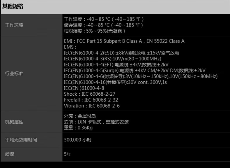 工业级百兆光纤收发器交换机1光4电单模20公里SC 导轨式光电转换器不带电源 HG-1500-5-1S_http://www.haile-cn.com.cn_工业级百兆交换机（非网管）_第5张