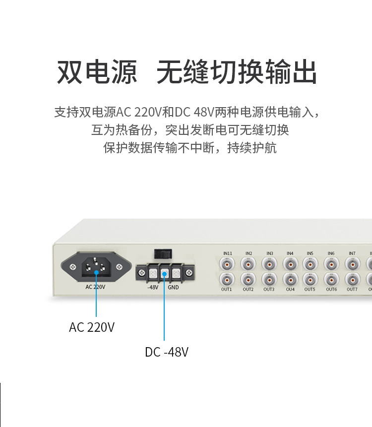 PCM综合业务光端机16E1+4千兆隔离网+32电话 单模单纤LC 60公里1对 HN-16E1-4G32L-LC60_http://www.haile-cn.com.cn_PCM光端机_第4张