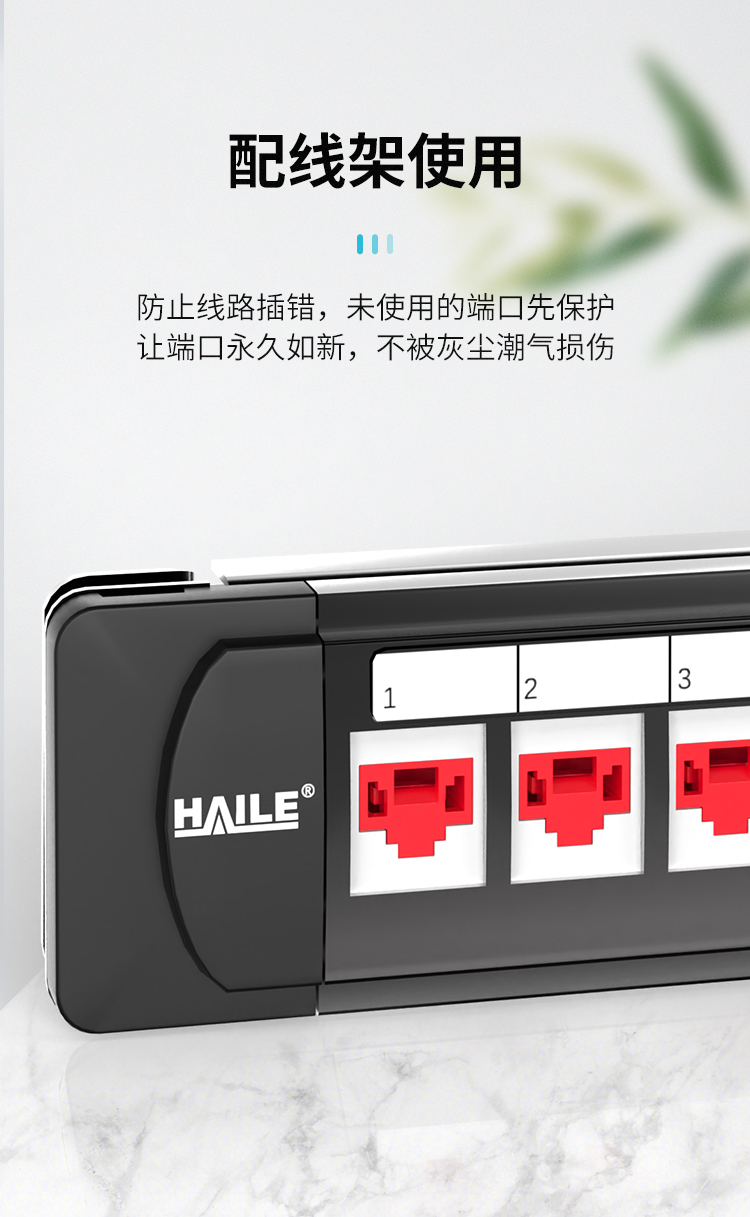 HAILE海乐 网络接口封堵器 网口安全锁 RJ45端口锁可拆卸 红色24个 HT-FDA_http://www.haile-cn.com.cn_专网产品附件_第5张