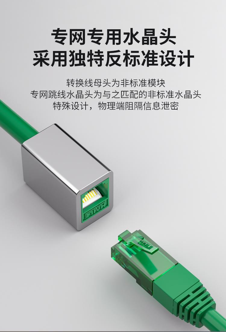 HAILE海乐 内外网专网非屏蔽换套装（双口面板）绿色HT-SFD2_http://www.haile-cn.com.cn_专网非屏蔽产品_第2张
