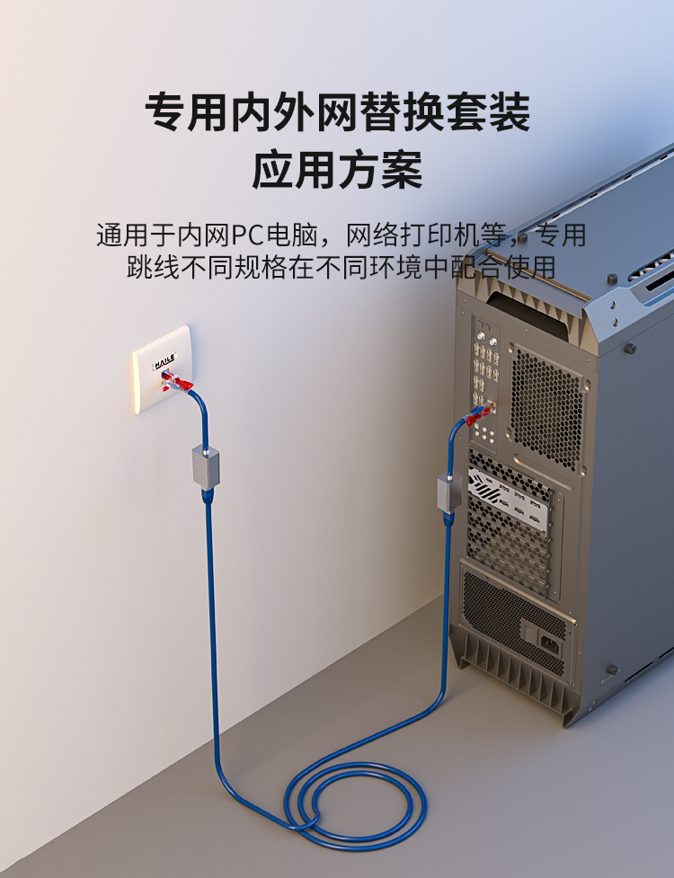 HAILE海乐内外网专网屏蔽替换套装HP-SF1蓝_http://www.haile-cn.com.cn_专网屏蔽产品_第2张